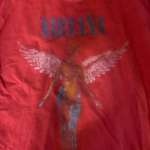 Urban outfitters nirvana long sleeve tee